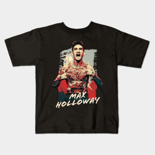 Max Holloway UFC Featherweight Champion Kids T-Shirt